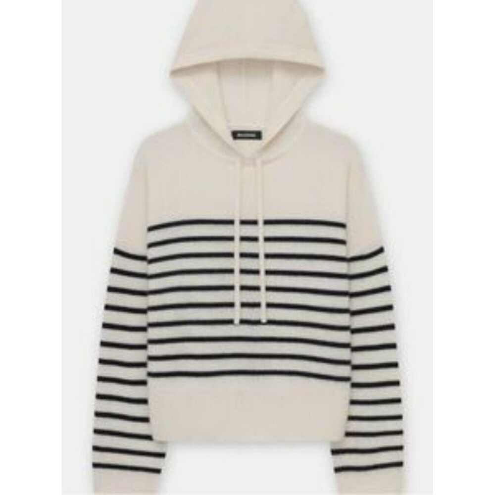 NAADAM Cashmere Hoodie Striped Oversized Size S - Picture 2 of 11